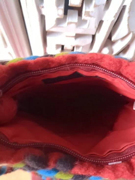 Rising Tide Handmade Felted Purse - Picture 12 of 16